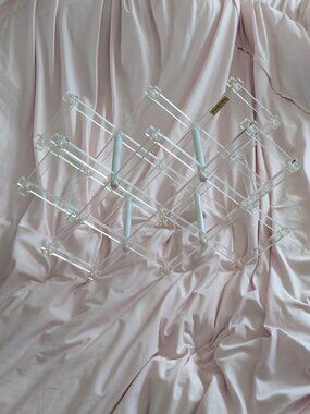 Georges Briard Clear Acrylic Expandable Wine Rack